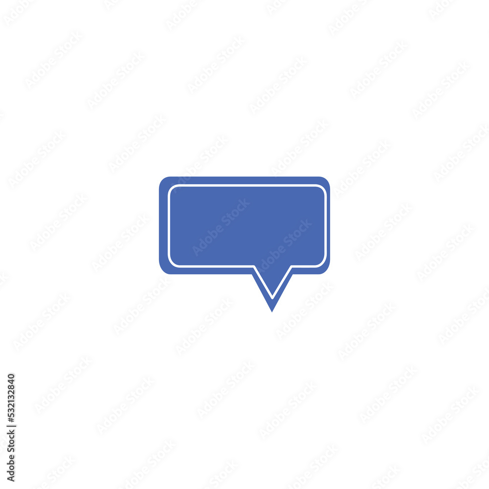 Bubble chat blobs icon design illustration Bubble chat blobs icon design illustration