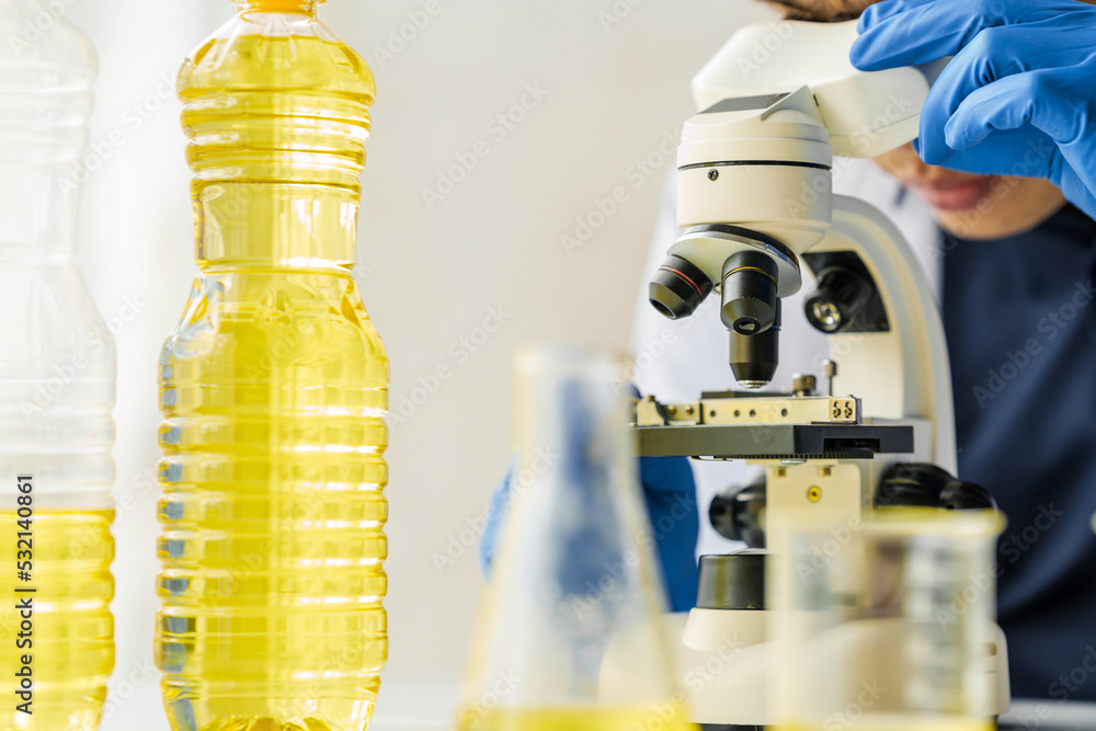 Cooking oil lab test , Quality control of vegetable oil industry