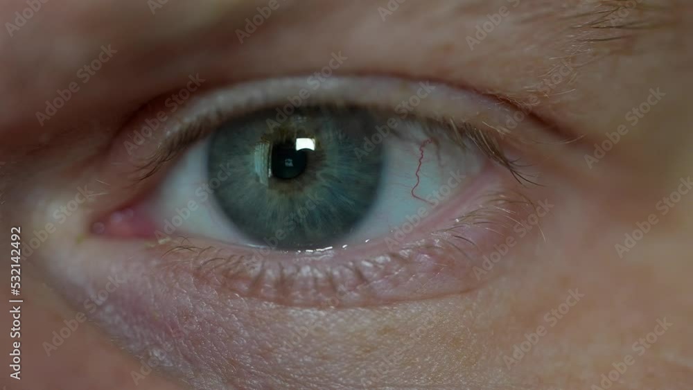 Close up macro view of a human eye Close up macro view of a human eye