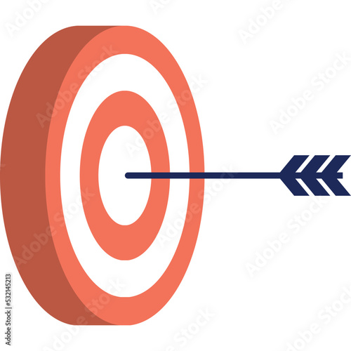 Red Target Arrow