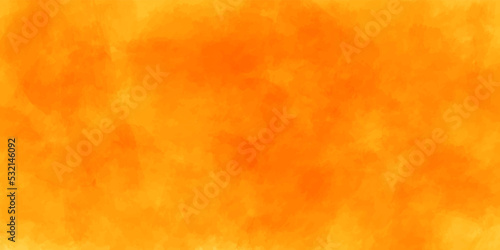Orange grunge watercolor texture background with smoke, pastel watercolor paint abstract background used for business, corporate, institution, poster, template, party, festive, vector, illustration