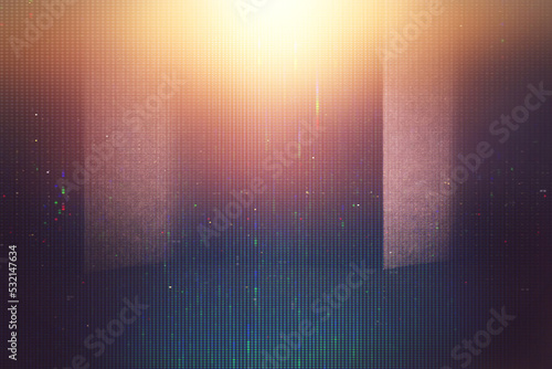 Abstract background of fiber technology lights