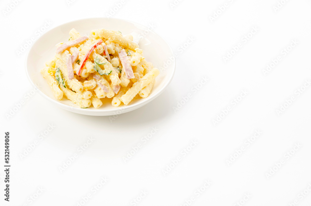 美味しそうなマカロニサラダ 美味しそうなマカロニサラダ