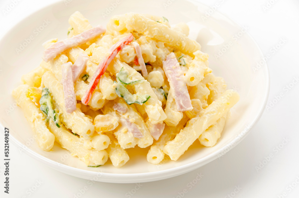 美味しそうなマカロニサラダ 美味しそうなマカロニサラダ