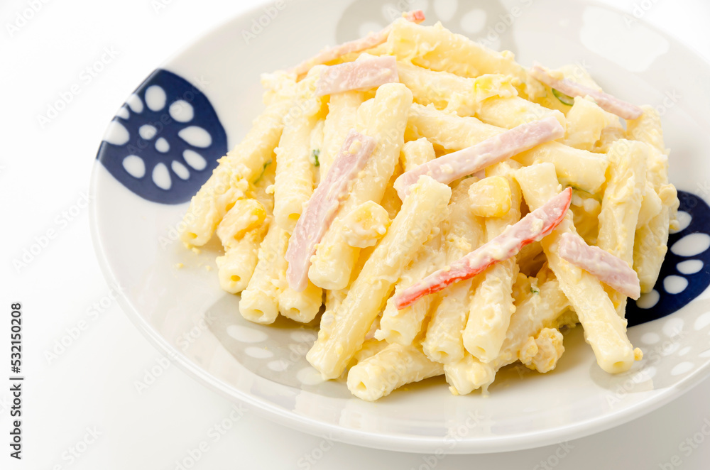美味しそうなマカロニサラダ 美味しそうなマカロニサラダ
