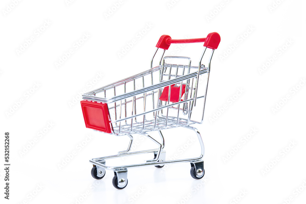 trolley isolated on a white background