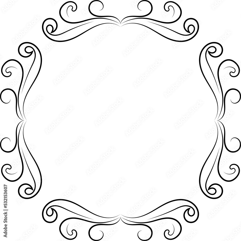 frame with ornament frame with ornament