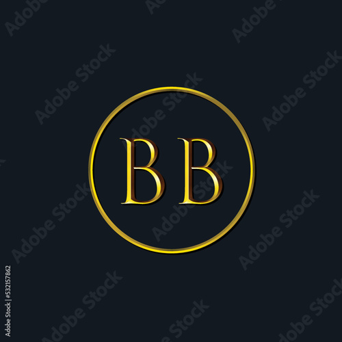 Luxury Initial letters BB monogram. Suitable for tattoo studio, salon, boutique, hotel, college, retro, interlock style