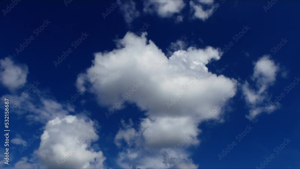 Time lapse, clouds moving in the sky. Scenery of cloud in motion Time lapse, clouds moving in the sky. Scenery of cloud in motion