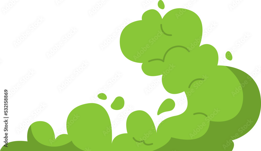 Bad Smell Smoke Cloud. Vector illustration Bad Smell Smoke Cloud. Vector illustration