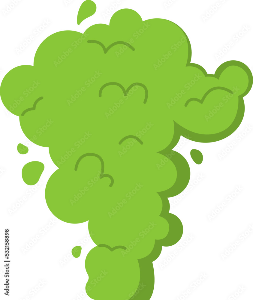 Bad Smell Smoke Cloud. Vector illustration Bad Smell Smoke Cloud. Vector illustration
