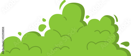 Bad Smell Smoke Cloud. Vector illustration