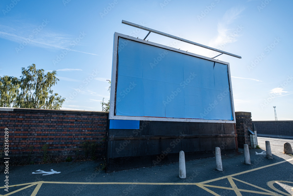 Obraz premium Empty or blank billboard