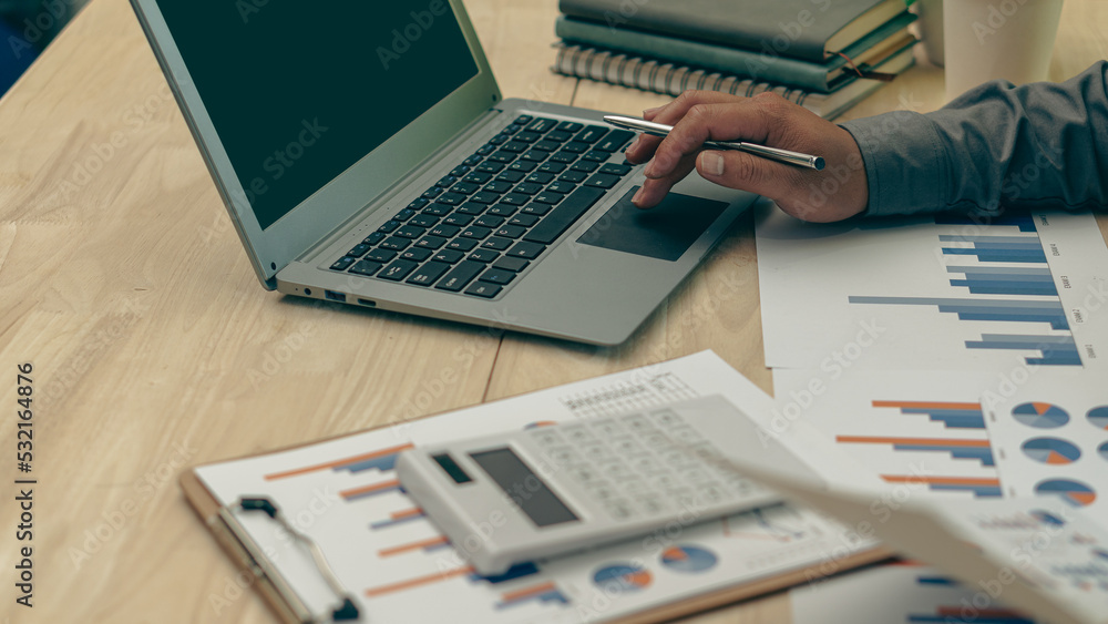 casual business work data analysis Charts and graphs computer use business finance and strategic accounting concepts casual business work data analysis Charts and graphs computer use business finance and strategic accounting concepts