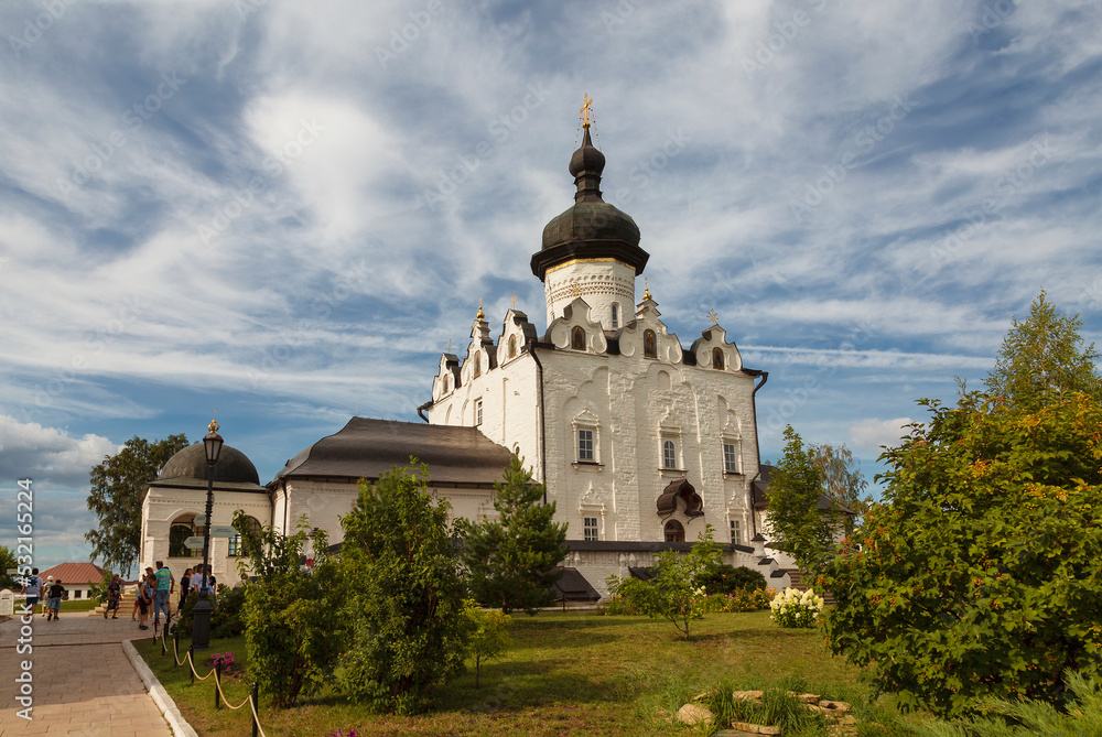 The ancient Assumption cathedral on the territory of Sviyazhsk in Tatarstan, Russia