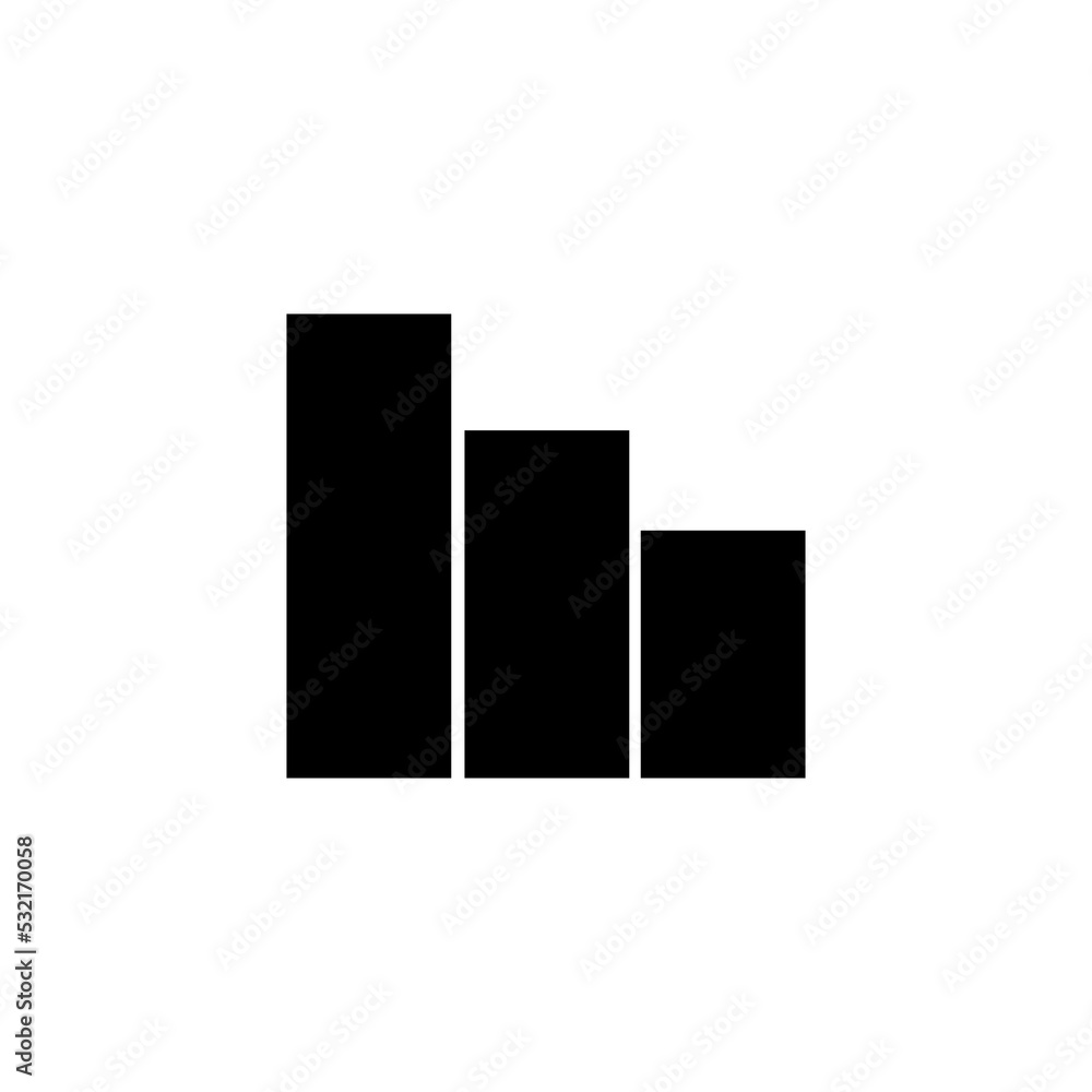 Graphic flat signal icon for your design and website Graphic flat signal icon for your design and website