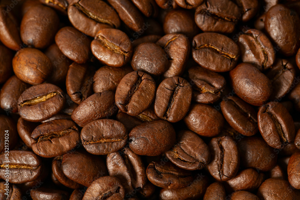 Coffee bean close up. Coffee bean texture. Coffee bean close up. Coffee bean texture.