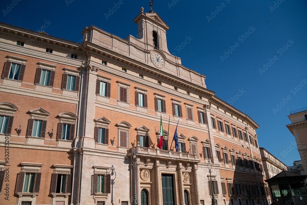 Fototapeta premium Palazzo Montecitorio, Rome, Italy