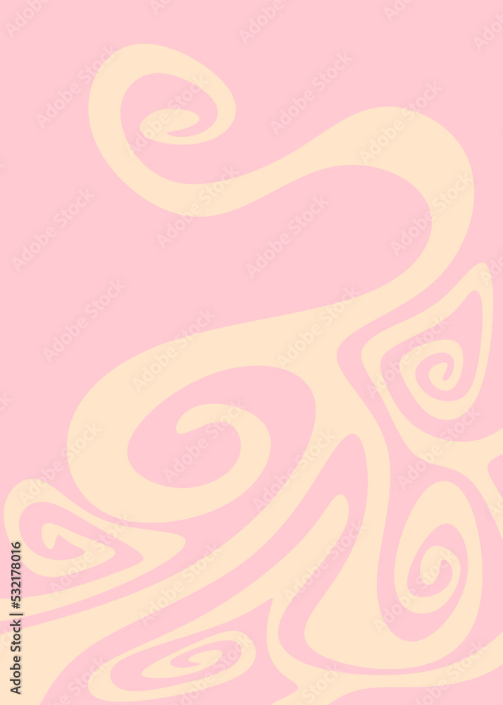 Abstract background with wavy and curly lines pattern Abstract background with wavy and curly lines pattern