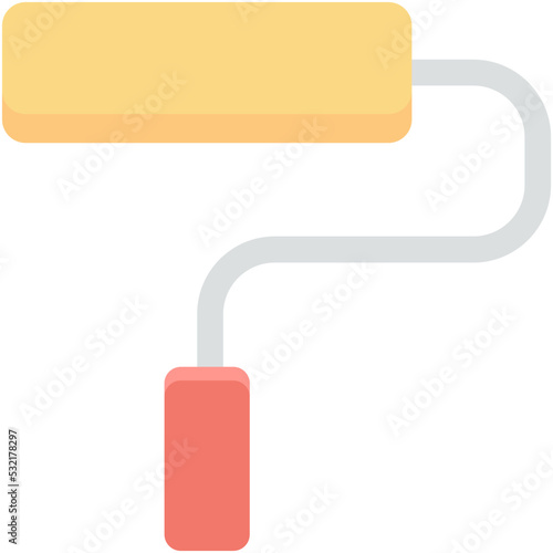 Paint Roller Vector Icon 