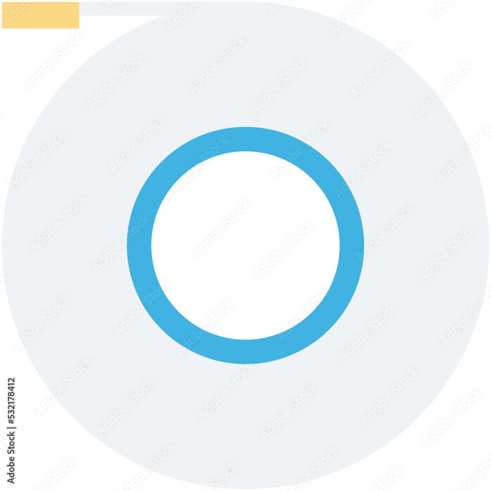 Tape Measure Vector Icon Tape Measure Vector Icon