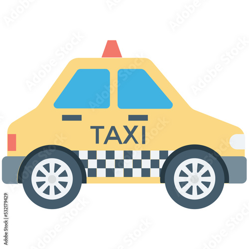 Taxi Vector Icon 