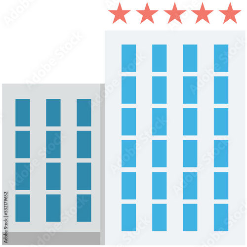 Hotel Vector Icon 