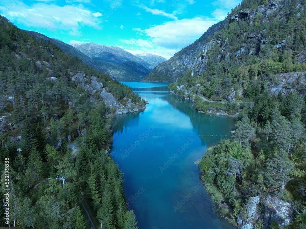 Veitastrondvatnet in beautiful Hafslo in Norway