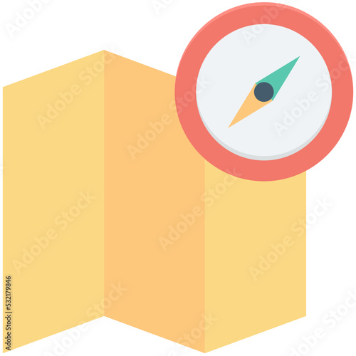 Map Vector Icon 