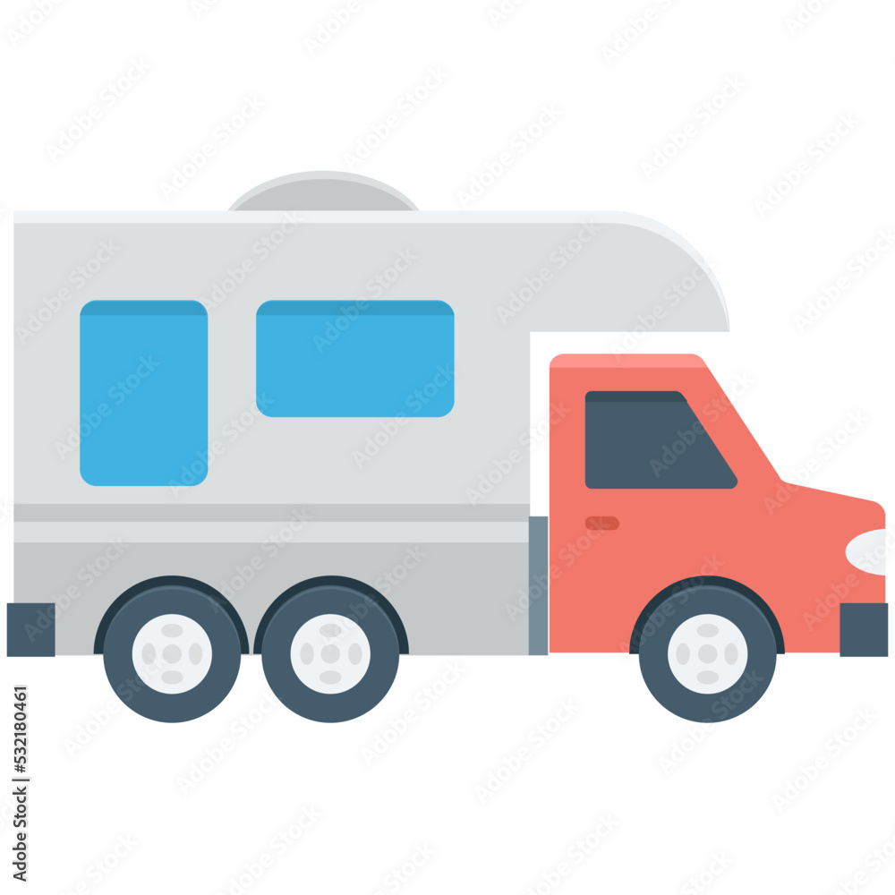 Delivery Van Vector Icon Delivery Van Vector Icon