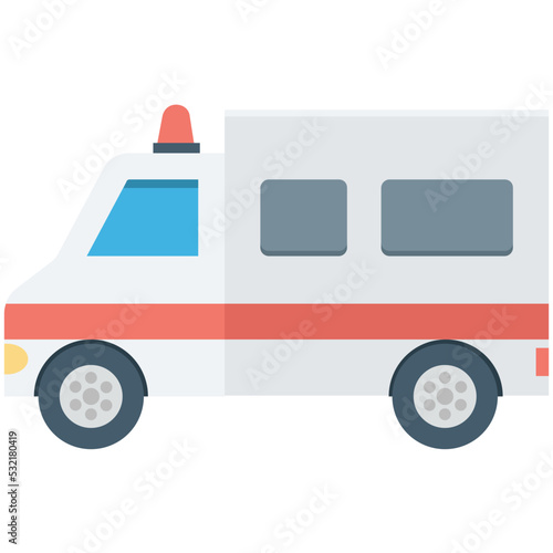 Ambulance Vector Icon