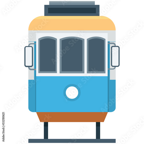 Tram Vector Icon