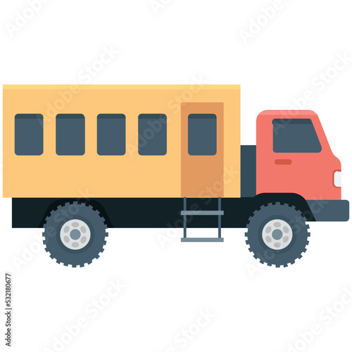 Caravan Vector Icon