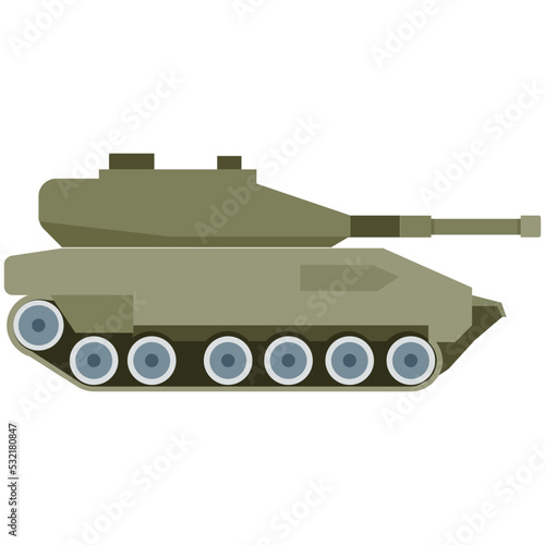 Military Tank Vector Icon
