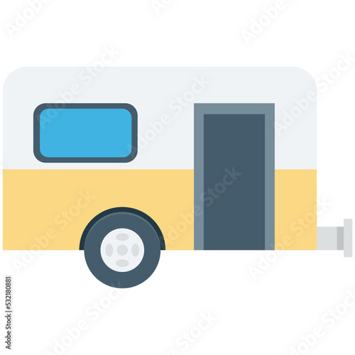 Caravan Vector Icon