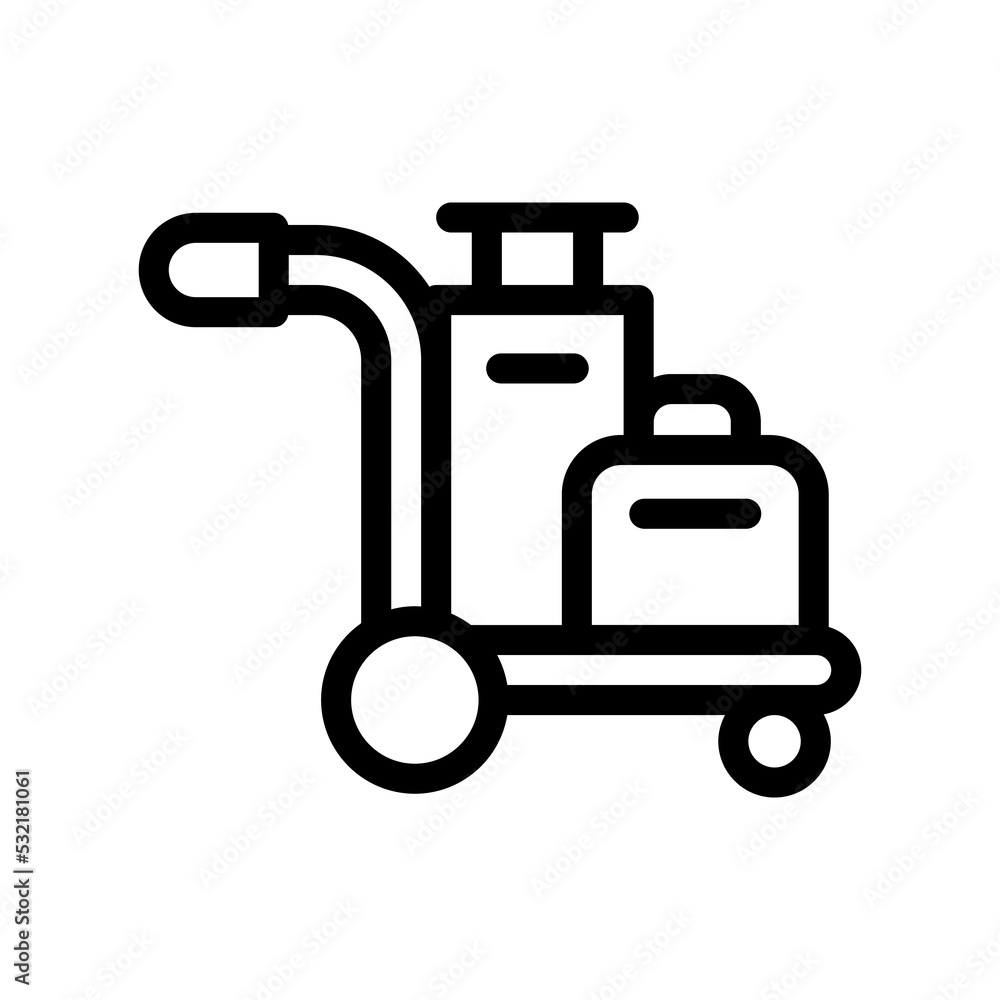 trolley line icon illustration vector graphic trolley line icon illustration vector graphic