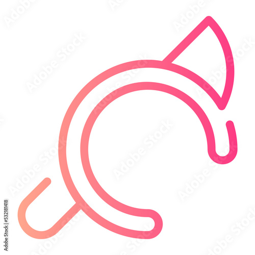 knife gradient icon