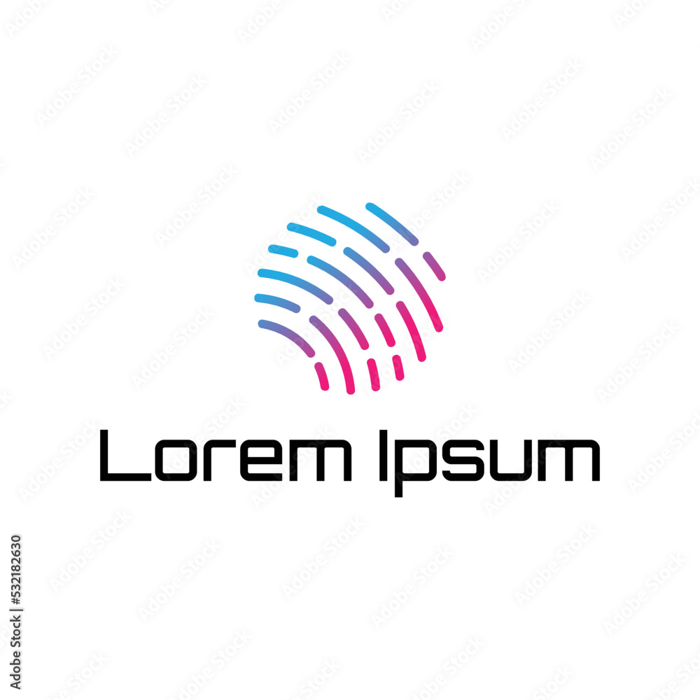 abstract modern technology logo design abstract modern technology logo design