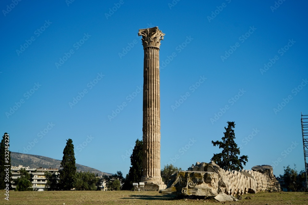 Ruins Athens Greece 2022 July