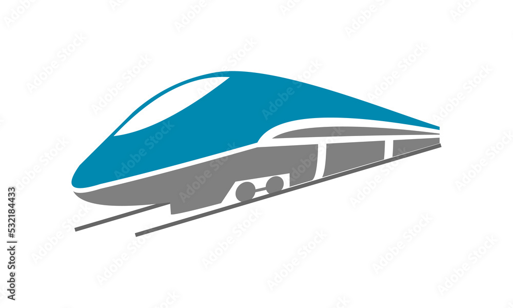 high speed train logo high speed train logo
