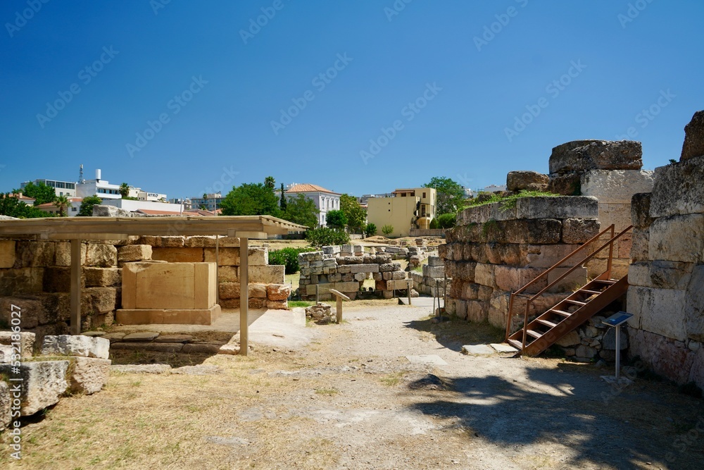 Ruins Athens Greece 2022 July