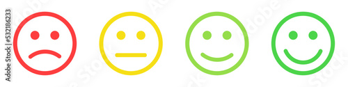 feedback emoji icon vector design