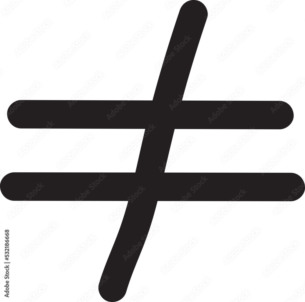 Obraz premium Math symbol icon