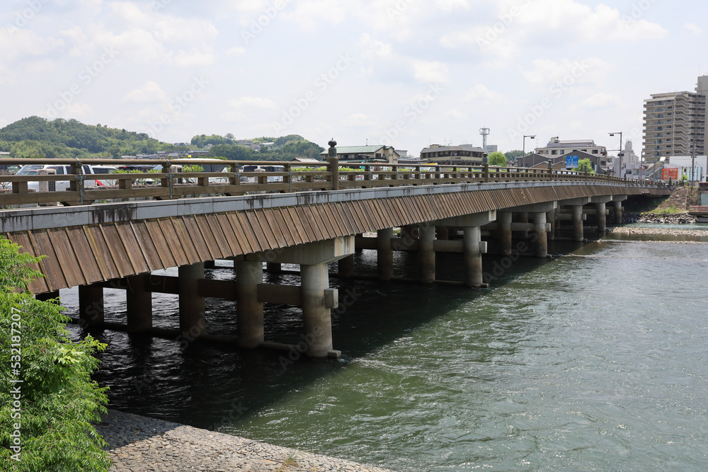京都・宇治川の橋