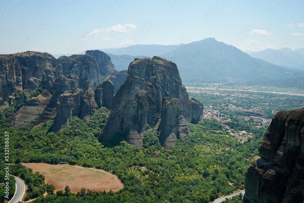Obraz premium Meteora Kalambaka Greece 2022 July