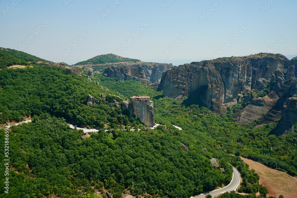 Meteora Kalambaka Greece 2022 July Meteora Kalambaka Greece 2022 July