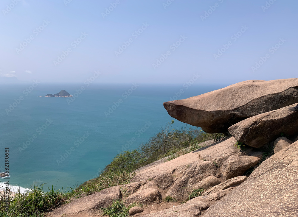 Pedra do Telégrafo. Instragram famous spot in Rio de Janeiro, without