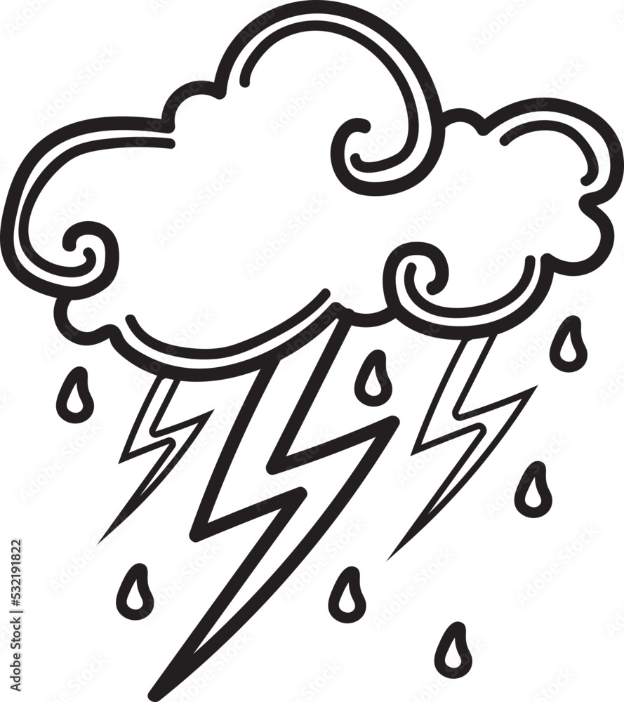 weather hand drawn icon weather hand drawn icon