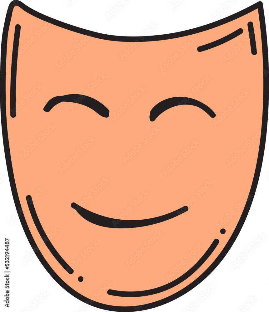 Obraz premium birthday material hand drawn icon