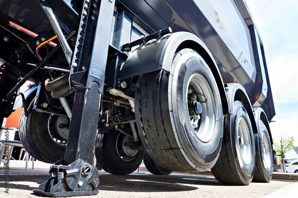 Fototapeta premium Truck crane support